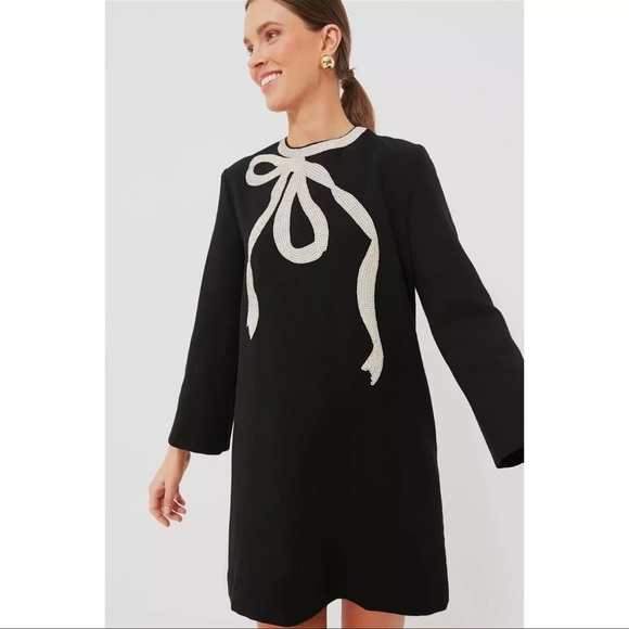 Tuckernuck Dresses & Skirts - TUCKERNUCK Black Bow Mini Jamie Dress little black dress. Party dress Medium